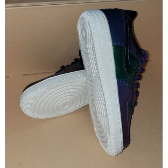 NIKE AIR FORCE 1 LV8 LOW GS IRIDESCENT YOUTH SIZE 6Y NEW W/BOX (no box top) - Picture 5 of 9